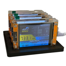4PCS 735KH/S NMMinerNerdMiner+4 Slots Stand Upgraded Bitcoin Crypto Solo Lottery Miner 2.8 Inch Display Miner