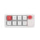 Wired Macro Mechanical Keyboard 8keys 12-Lighting Effects Full Key Hot-Swap Support Macro Programming Game Office White 1