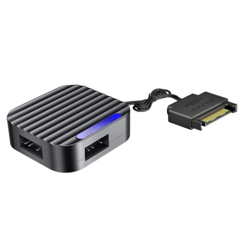 ARGB Controller for CPU Case Fan and LED Light Radiator with Remote Control A 1