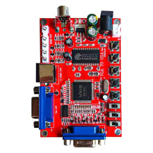 High-Resolution to Low-Resolution Converter, VGA to RGBS to AV to S-Video Converter, Game Video Conversion Card