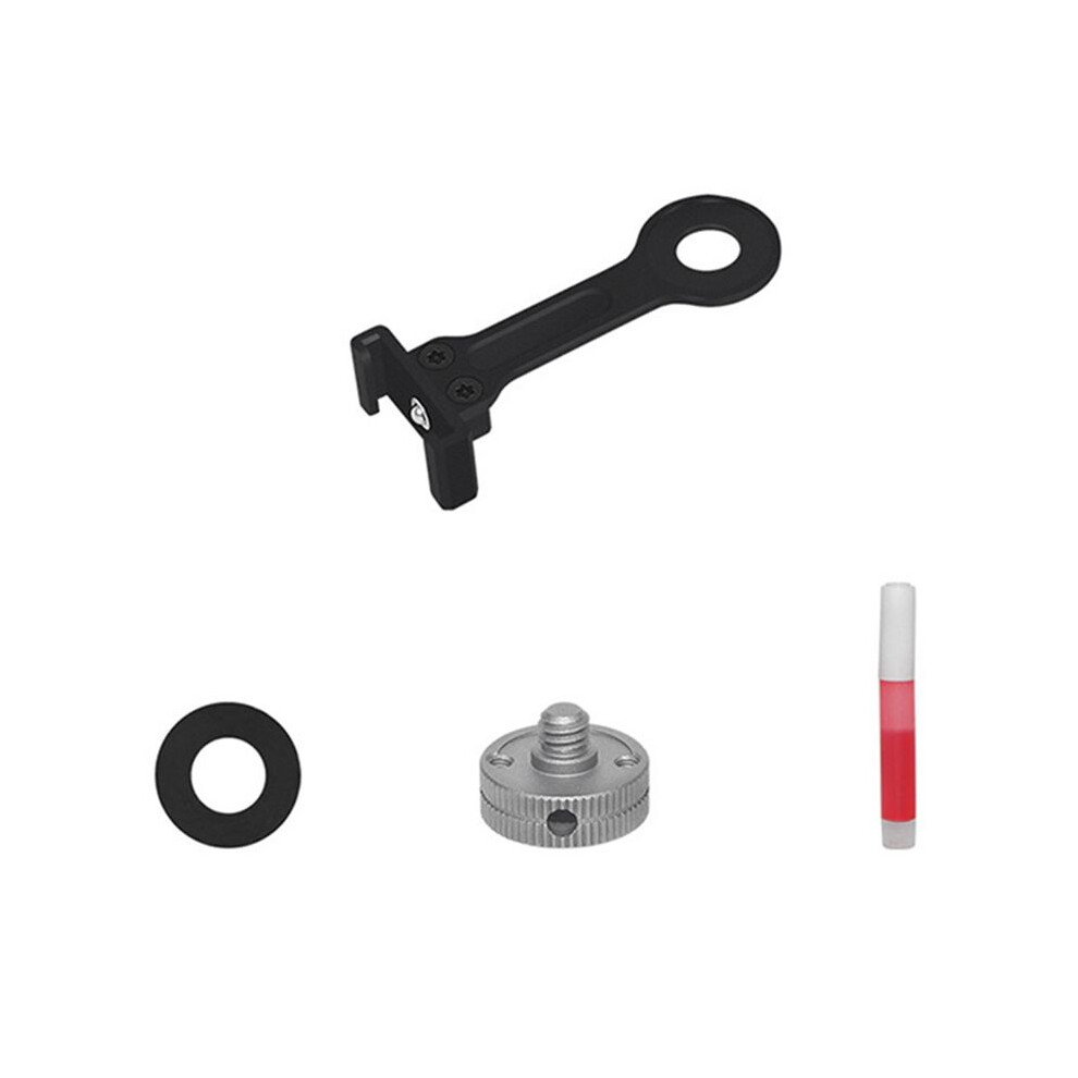 Cold Shoe Vlog Extension Bar Mount Adapter 1/4In Screw For Action Camera Bracket Led Mic Tripod Stand Single Light/Black 4713650391614