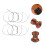 Violin Strings Set 8pcs, Rich Overtones, Stable Tuning, Replacement for FullSize Violins 4