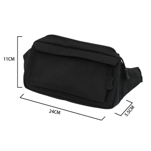 Heuptasje - INSFITY - Volwassene - Waterdicht - Multi-pocket - Zwart 1