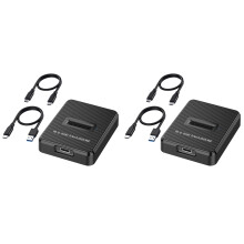 2X 10Gbps Single Bay M.2 SSD Enclosure Hard Disk External Box NGFF/NVME M.2 Docking Station SSD Hard Disk Enclosure
