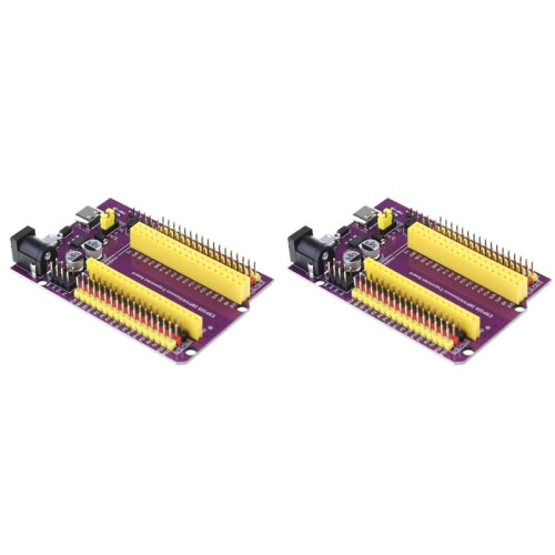 2X Expansion Board for ESP32, Breakout Board for 38-Pin ESP32 ESP32S 38 Pin Expansion Board