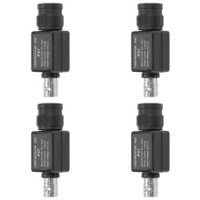 4X P57 50ohm Black BNC to BNC Female 50KY Q9 Adapter Connector Accessories