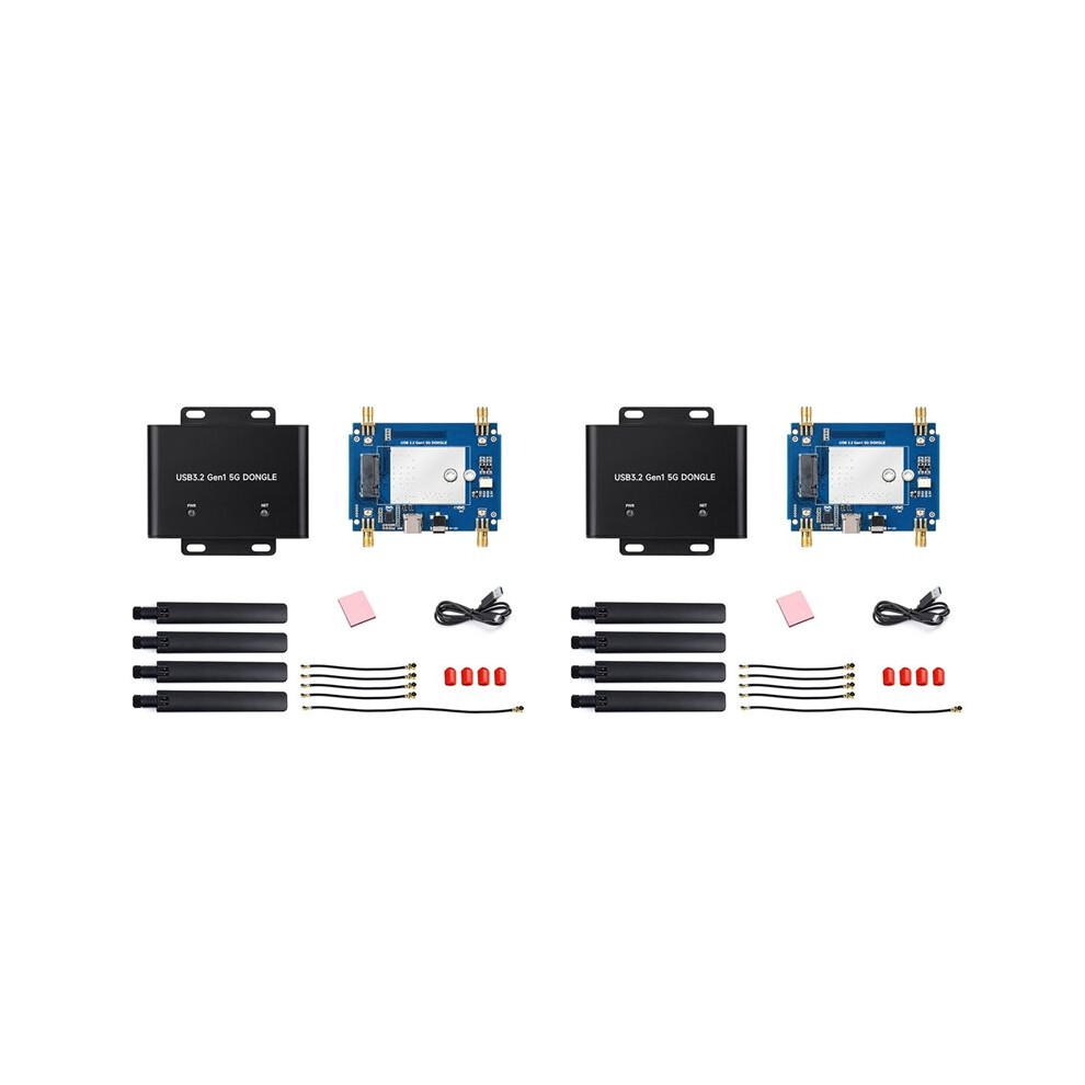 2X Usb3.2 Gen1 5G Communication Expansion Board With Case Supports For Simcom/Quectel M.2 Module For 3042/3052 6032462100824