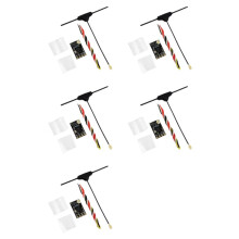 5X ELRS 2.4GHz Receiver ExpressLRS Receiver with T-Type Antenna Support Wifi Upgrade for FPV RC Drone