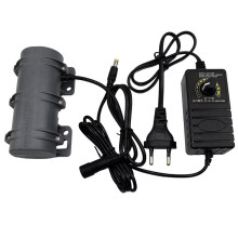 Vibrating Motor Portable 24V 3800rpm 10W for Warning Systems Massage Bed Speed Regulating Vibrator EU Plug