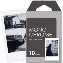 For Instax Monochrome Instant Film:10 Sheets of Black&White Photo Paper for Instax Cameras&Printers