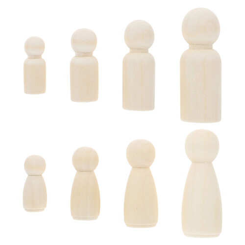 100 Pcs DIY Graffiti Dolls Craft Kits for Kindergarten 1