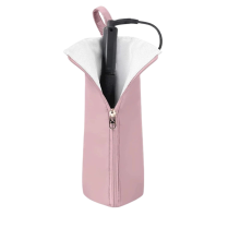 Halterung für heiße Eisen & Matte, hitzebeständige Reisetasche für Lockenstab, Glätteisen - Haarstyling-Organizer