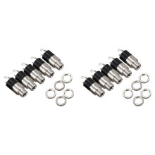 10PCS 3.5mm Stereo Jack Panel Mount Connector