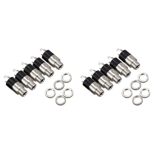 10PCS 3.5mm Stereo Jack Panel Mount Connector