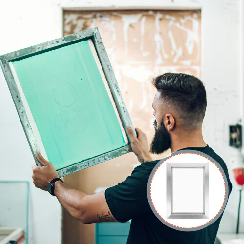 Professional Aluminum Screen Printing Frame Silver for DIY Use 1