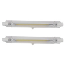2X Dimbar R7S LED Cob 10W 118mm LED-Lampor Byt Ut Halogenlampa-Cool Vitt Ljus 220V