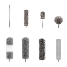 Set of 8 Electrostatic Feather Duster Retractable Dust Remover Blanket Extended Brush Chenille Sets Cleaning Tools