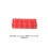 30PCS Dice Cubes 15.5mm Red 6-Sided Right-Angle 2