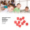 30PCS Dice Cubes 15.5mm Red 6-Sided Right-Angle 4