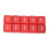 30PCS Dice Cubes 15.5mm Red 6-Sided Right-Angle 15