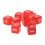 30PCS Dice Cubes 15.5mm Red 6-Sided Right-Angle 10