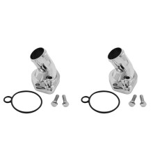 2X Car Engine Thermostat Housing Water Neck for 260 289 302 347 351W O Ring SBF SB Engine Accessories