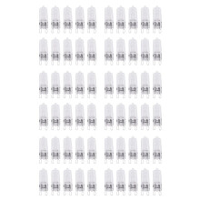 60Pcs G9 Halogen Light Bulbs,40W Clear Halogen Lamps Dimmable,Warm White 2800K for Chandeliers,Pendants,Landscape Lights