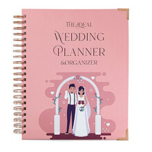Bruiloftplanner voor Bruid - Planningsboek en Organisator, Bruidsmap met Aftelkalender Valentijnsdagcadeau