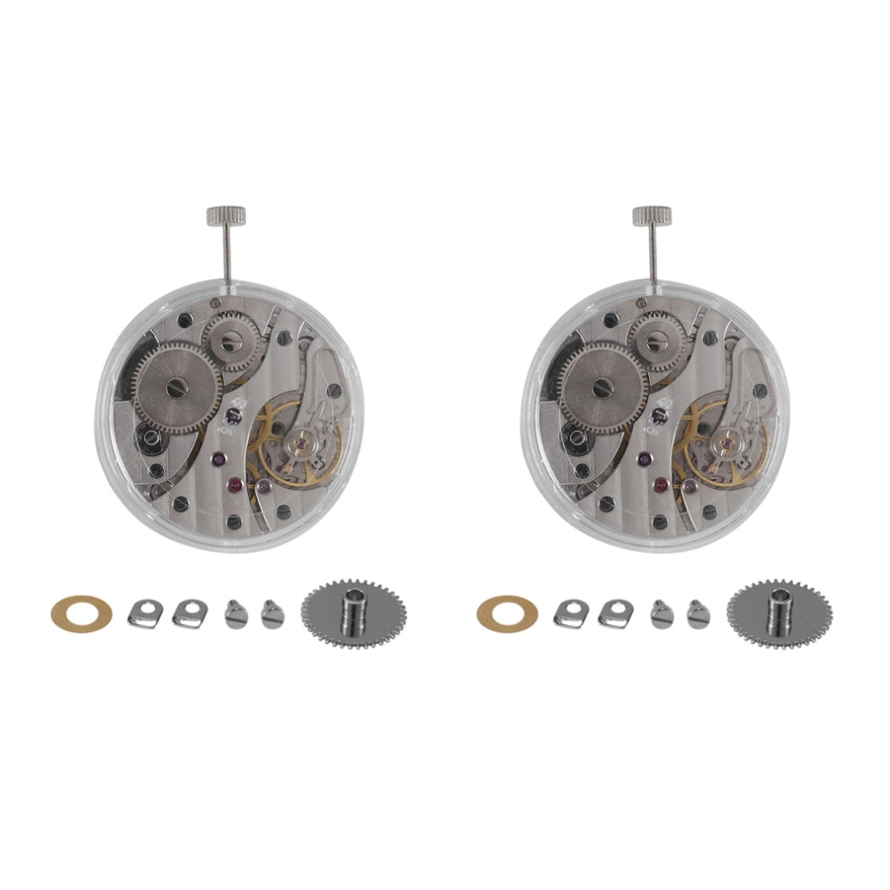 2X Watch Accessories Seagull St3601 Homemade 6497 Movement Fine Tuning Manual -Chain Two-Pin Semi-Mechanical Movement 4711791548195
