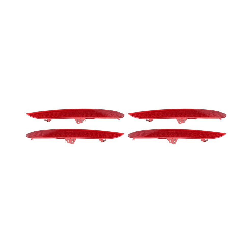 2Pair Rear Bumper Reflector Left & Right Reflective Sheet For X4 F26 Series 2013-2016 63147338807 63147338808 Light 6033970325167