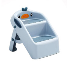 Foldable Toddler Kids Step Stool Kitchen Bathroom Sink, Toilet Potty Training Child Kitchen Helper Plastic Ladder