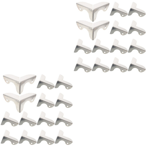 32 Pcs Wooden Box Corner Protectors Decorative Edges Covers 2