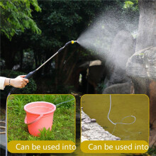 2X Electric Garden Sprayer, Portable Battery Powered Watering Wand, Rechargeable Plant Spray  with Telescopic Wand
