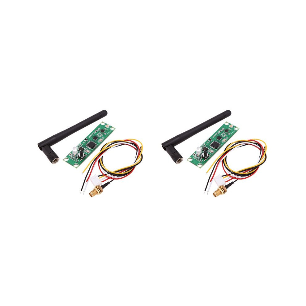 2X 2.4G Dmx Wireless Controller Dmx512 Transmitter Receiver 2 In 1 Pcb Module With Antenna For Built-In Diy Stage Light 4712369537474