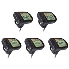 5X Ebike KT-LCD5 Display 24V36V48V72V 5 Pin Waterproof Connector Display voor Elektrische Fiets Intelligent Bedieningspaneel