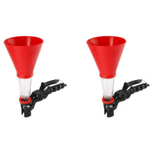 2X Bil Universal Motor Oljetratt No-Spill Oljetratt Justerbar Oljetratt Adapter Spillsäkert Oljefilter Verktygssats