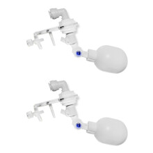 2X Auto Aquarium Water Changer Kit Power Free Fish Tank Float Valve Type Auto Water Filler Water Level Controller