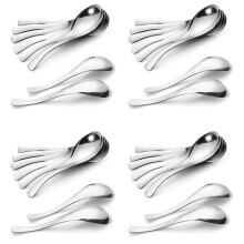 32 Pack Suppen Löffel, Rostfreier Stahl Suppen Löffel, Dicke Schwere Esslöffel Am Tisch