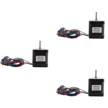 3X Nema 17 Stepper Motor 48mm Nema17 Motor 42Bygh 2A 4-Lead (17Hs19-2004S1) Motor 1M Cable for 3D Printer Cnc Motor