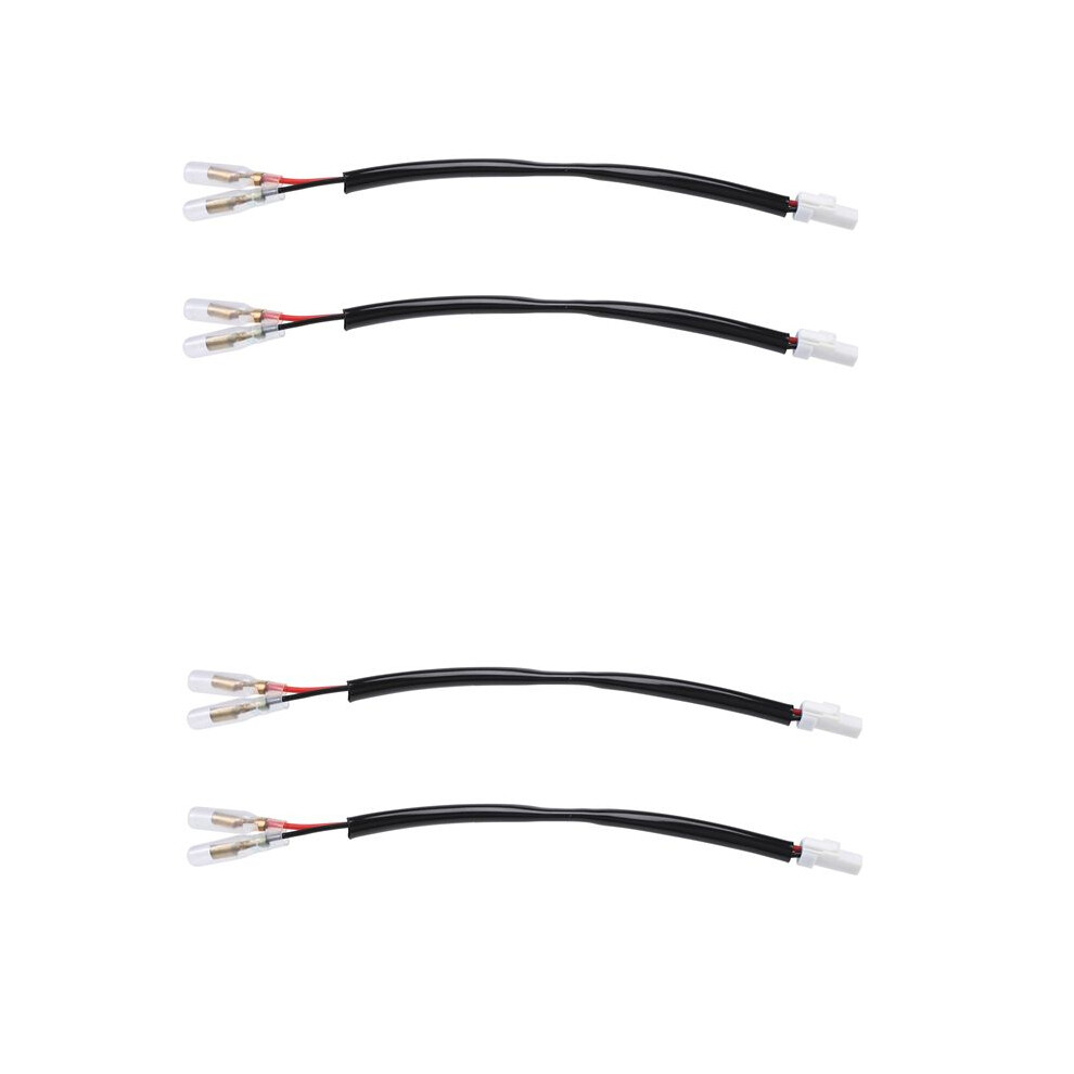 4Pcs Motorcycle Turn Signal Wiring Harness Connector Turn Signal Plug Adapter For 6031452654781
