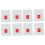4000Pcs 5.5 x 7cm Pyramid Tea Bag Filter Nylon Tea Bag Single String Label Transparent Empty Tea Bag 1