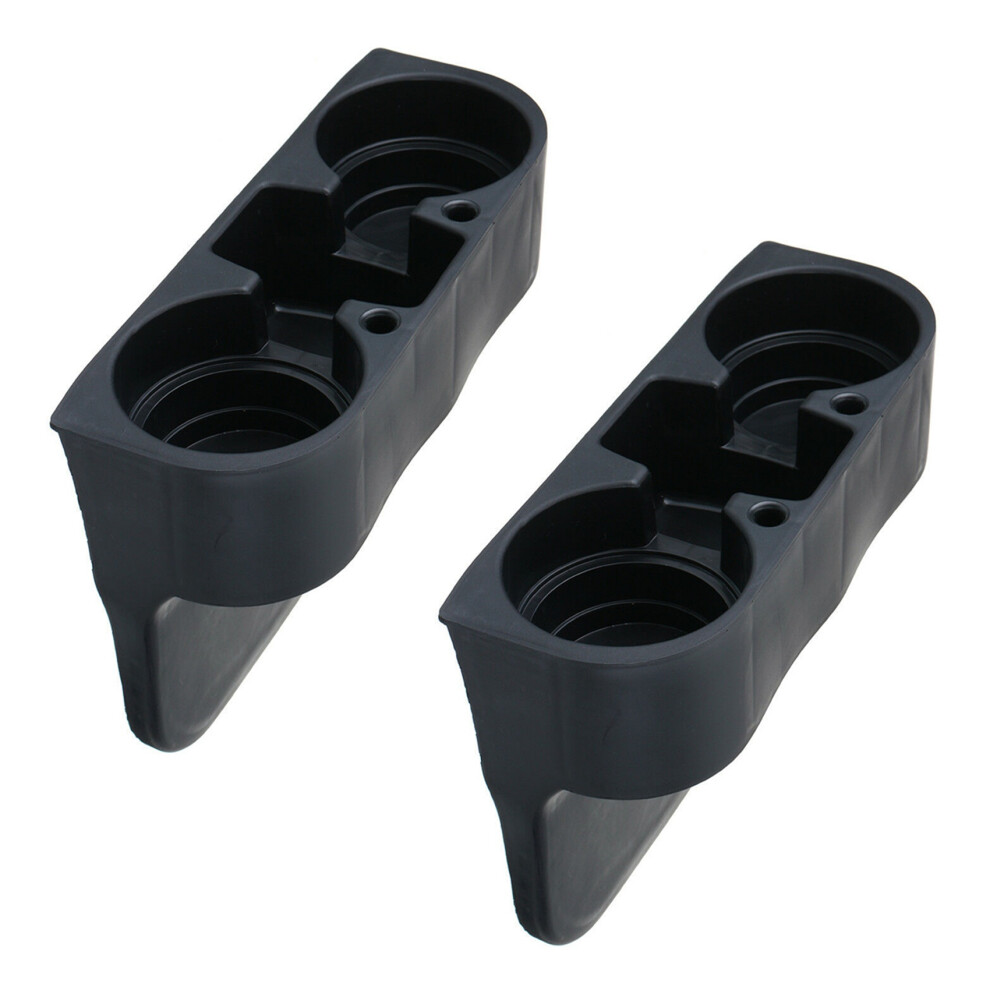 2X Front Cup Drink Holder For 1 3 Series E30 E36 E39 E46 E60 E90 Z4 Z3 328I 335 Black 4713004302754