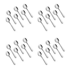 24 Pieces of Espresso Spoon, 4.7 Inch Stainless Steel Coffee Spoon Dessert Spoon