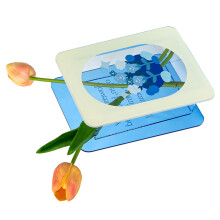 Acrylic Flower Vase Clear 200g Modern Bouquet Holder Compact