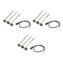 3X RJ9 4P4C Stecker auf 3,5 mm Buchse Stecker Headset Audio Phone Konverter Adapter Extension Kabel Drahtseil für Avaya /