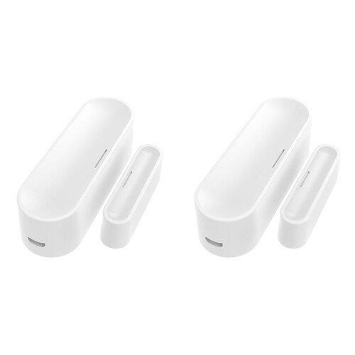 2X Tuya Matter Thread Dörr Fönster Sensor USB-Driven  Home  Door Sensor Larm för Hemsäkerhet och Automation 1