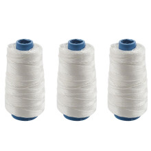 3psc 400M 80Lbs Nylon Twisted Bowstring Thread Fishing String Sewing Cord Kite , White