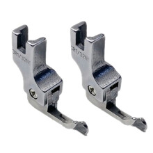 2Pcs Narrow Guide Presser Foot Industrial Lockstitch Sewing Machine Feet Zipper Universal Presser Feet,CR1/32NS(0.1)