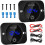 2 Pack LED Digital Voltmeter with Contact , 12V 24V Car Voltmeter LED Digital Display Waterproof Voltmeter Panel 1