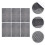 6 Pcs Hook Mesh Sheet Create Black Wire Cup Coasters 4